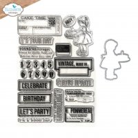 CELEBRATION 2 BOTANICAL BLENDS clear stamp set from Elizabeth craft designs