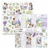 LAVENDER LOVE paper pad 12x12 from Scrapboys 30x30 cm