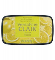 LEMONADE yellow pigment ink pad from Versafine clair Tsukineko