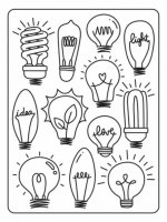Lightbulbs embossing folder - Embossingfolder med glödlampor från Darice 14,6x10,8 cm