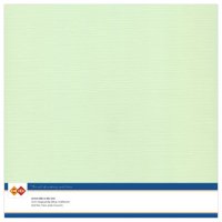 LIGHT GREEN Linen Cardstock 30,5x30,5 cm (10pcs) - Ljusgröna papper från Card Deco