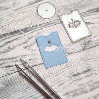 Small parking thingy die set LITEN P-SKIVA from Gummiapan ca: 26 x 38 mm, 23 ⌀