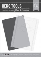 Magnetic Sheets & Storage Envelopes - Magnetark och plastfickor från Hero Arts 12,5 cm x 18,5 cm 10/paket