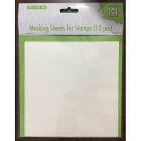 Masking sheets for stamps - Maskningsark för stämplar från Nellie Snellen 15*15 cm