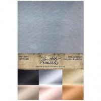 Metallic classics paper pad 6x9 - Metallpapper från Tim Holtz Idea-ology