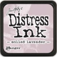 Milled lavender distress ink - Liten lavendellila stämpeldyna från Tim Holtz / Ranger ink