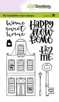 New home 1 clear stamp set from Craft Emotions A6