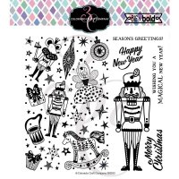 Nutcracker New Year clear stamp set from Colorado Craft Company 15x15 cm