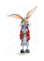 Oddball March hare stamp (Alice in Wonderland) - Stämpel med en hare från Stamping Bella