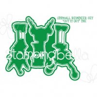 oddball, reindeer die set, stansmall, stamping bella, ren