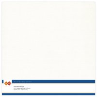 OFF-WHITE Linen Cardstock 30,5x30,5 cm from Art Deco
