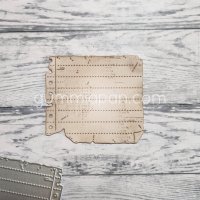 OLD NOTE anteckningsbladstanmall från Gummiapan ca: 65,5 x 59 mm