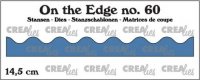 Waves on the edge die 60 - Vågstansmall från CreaLies 14,5 cm