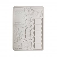 PHOTOGRAPHY OUR WAY SILICONE MOULD - Gjutform med kameratema från Stamperia A5