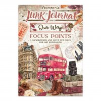 OUR WAY JUNK JOURNAL FOCUS POINTS - Dekorationer från Stamperia A5