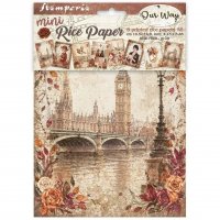 OUR WAY MINI RICE PAPER SELECTION - Rispapper från Stamperia A6