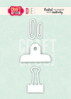 CLIP DIE SET - Stansmallar med klämmor från Craft & You 1/4,7 cm x 2,8 cm; 2/4 cm x 2,5 cm; 3/3,2 cm x 1,1 cm; 4/2,5 cm x 0,9 cm