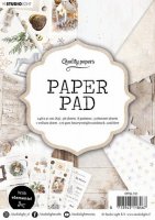 Paper pad 151 - Mönstrade papper med juligt shabby chic-tema från Studio Light A5