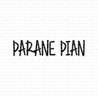 Parane pian - Finsk stämpel med texten krya på dig snabbt från Gummiapan 1,6*0,3 cm