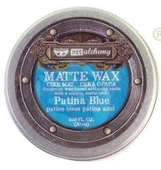 Patina blue wax - Patinablått vax från Finnabair / Prima Marketing