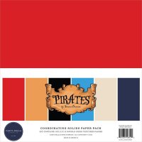 Pirates 12x12 Inch Coordinating Solids Paper Pack from Carta Bella 30x30 cm