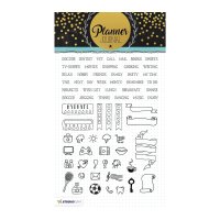 Planner journal 04 clear stamp set - Stämpelset för journal från Studio Light A5