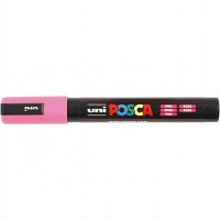 Pink posca marker PC-5M - Rosa tuschpenna med 2,5 mm-spets från Uni