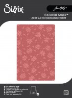 POINSETTIA christmas flower embossing folder - Embossingfolder med julstjärneblomma från Tim Holtz Sizzix