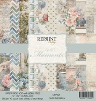 QUIET MOMENTS paper pack - Mönsterpapper från Reprint 30X30 cm