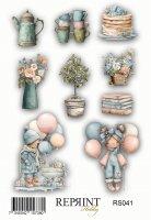 QUIET MOMENTS stickers - Klistermärken från Reprint 11x16 cm