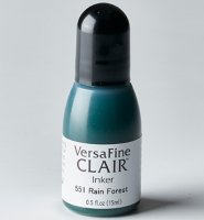 RAIN FOREST green reinker - Grönt påfyllnadsbläck från VersaFine Clair