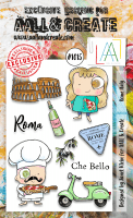 #1015 ROME ITALY clear stamp set from AALL & Create