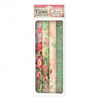 Rose Parfum Fabric Sheets 12x12 Inch - 3 st tygbitar 30x30 cm från Stamperia