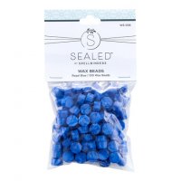 Royal Blue Wax Beads (100pcs) - Blå sigillvaxpärlor från Spellbinders