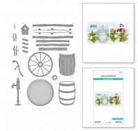 Rustic Garden Etched Dies - Stansmallar med trädgårdstema från Spellbinders