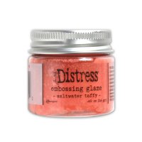 Saltwater Taffy Distress embossing glaze - Persikorosa embossingpulver från Tim Holtz Ranger ink