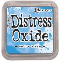 Salty ocean distress oxide ink - Havsblå stämpeldyna från Tim Holtz / Ranger ink