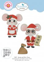 SANTA AND MRS CLAUS costume die set from Elizabeth craft designs