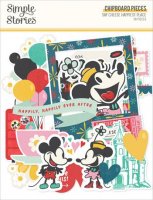 SAY CHEESE HAPPIEST PLACE chipboard pieces from Simple Stories