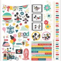 ICONS SAY CHEESE HAPPIEST PLACE STICKER sheet Mickey Mouse from Simple Stories 30x30 cm
