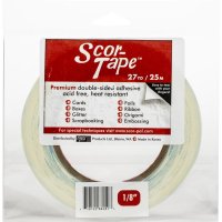 Double-sided tape Scor-tape 1/8 - Dubbelhäftande tejp från ScorPal