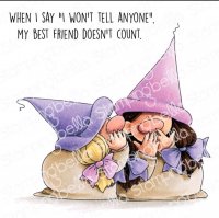 Gnomes with a secret stamp - Stämpel med hemlighetsfulla vättar från Stamping Bella