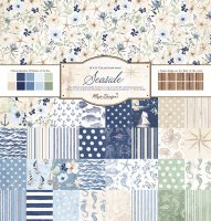SEASIDE paper pack 12x12 - Mönsterpapper med havstema från Maja Design 30x30 cm