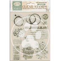 SECRET DIARY clear stamp set from Vicky Papaioannou Stamperia A5