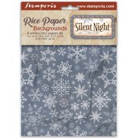 SILENT NIGHT rice paper backgrounds - Rispapper från Stamperia A6