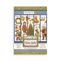 SILENT NIGHT washi pad - Mönstertejp från Stamperia med jultema A5