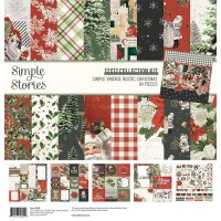 Simple Vintage Rustic Christmas 12x12 Inch Collection Kit from Simple Stories 30x30 cm