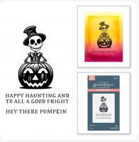 SKULLY Halloween press plates - Pressplattor från Spellbinders
