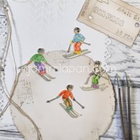SLALOMÅKAREstansmallar från Gummiapan ca 22,5 x 27 mm, 32,5 x 28 mm
