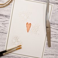 Small Old Heart die from Gummiapan 13 x 26mm